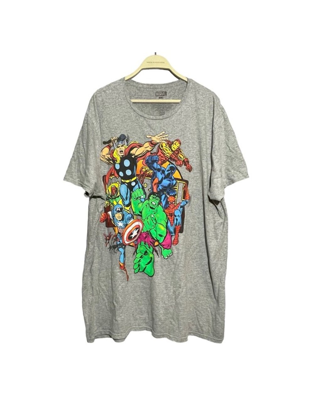 Marvel Superheroes Movie TShirt Men Size 2XL Main Character Fandom Graphic Nerdy